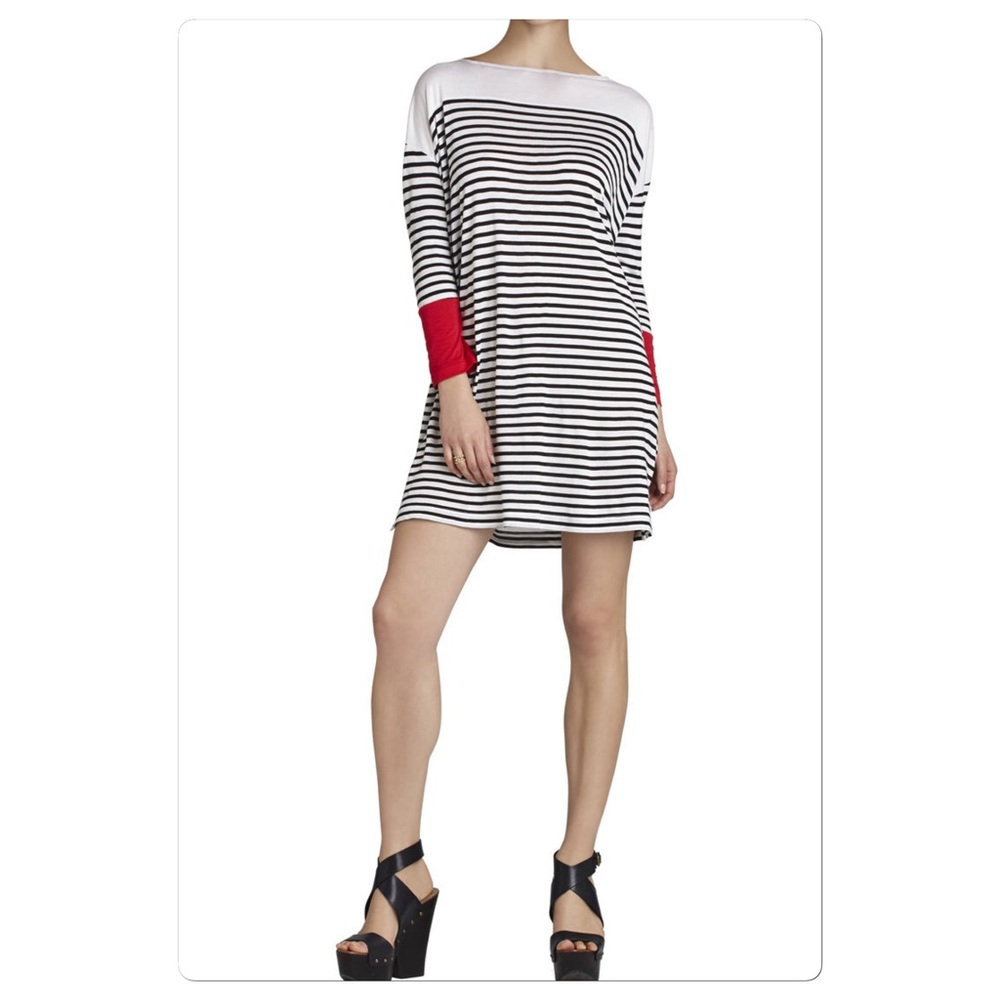 NWOT BCBG MaxAzria Tabia Drop/Sleeve High/Low Hem